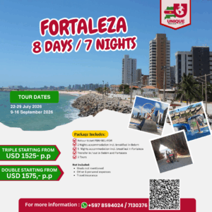 FORTALEZA 8 DAYS / 7 NIGHTS