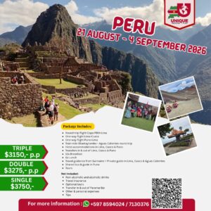 PERU 15 DAYS / 14 NIGHTS