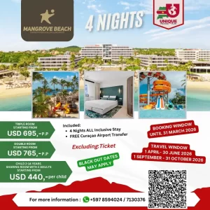 CORENDON MANGROVE 4 NIGHTS