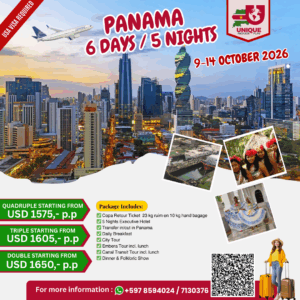 PANAMA 6 DAYS / 5NIGHTS