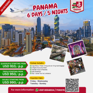 PANAMA 6 DAYS / 5 NIGHTS