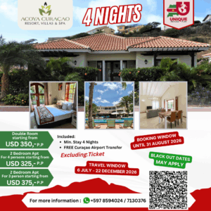 ACOYA RESORT 4 NIGHTS